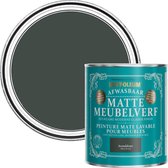 Rust-Oleum Zwart Afwasbaar Matte Meubelverf - Avonddiner 750ml