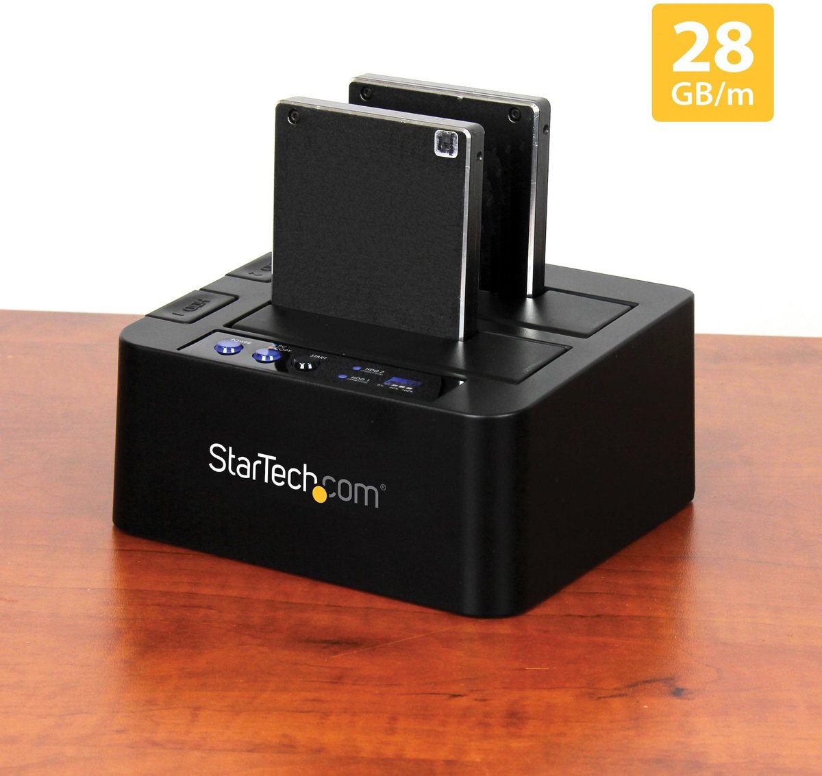 StarTech.com Station d'Accueil Duplicateur de Disques Durs Autonome pour SSD/HDD SATA 2.5 et 3.5