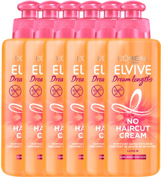 L’Oréal Paris Elvive No Haircut Cream 6 x 200ml crème capillaire Femmes