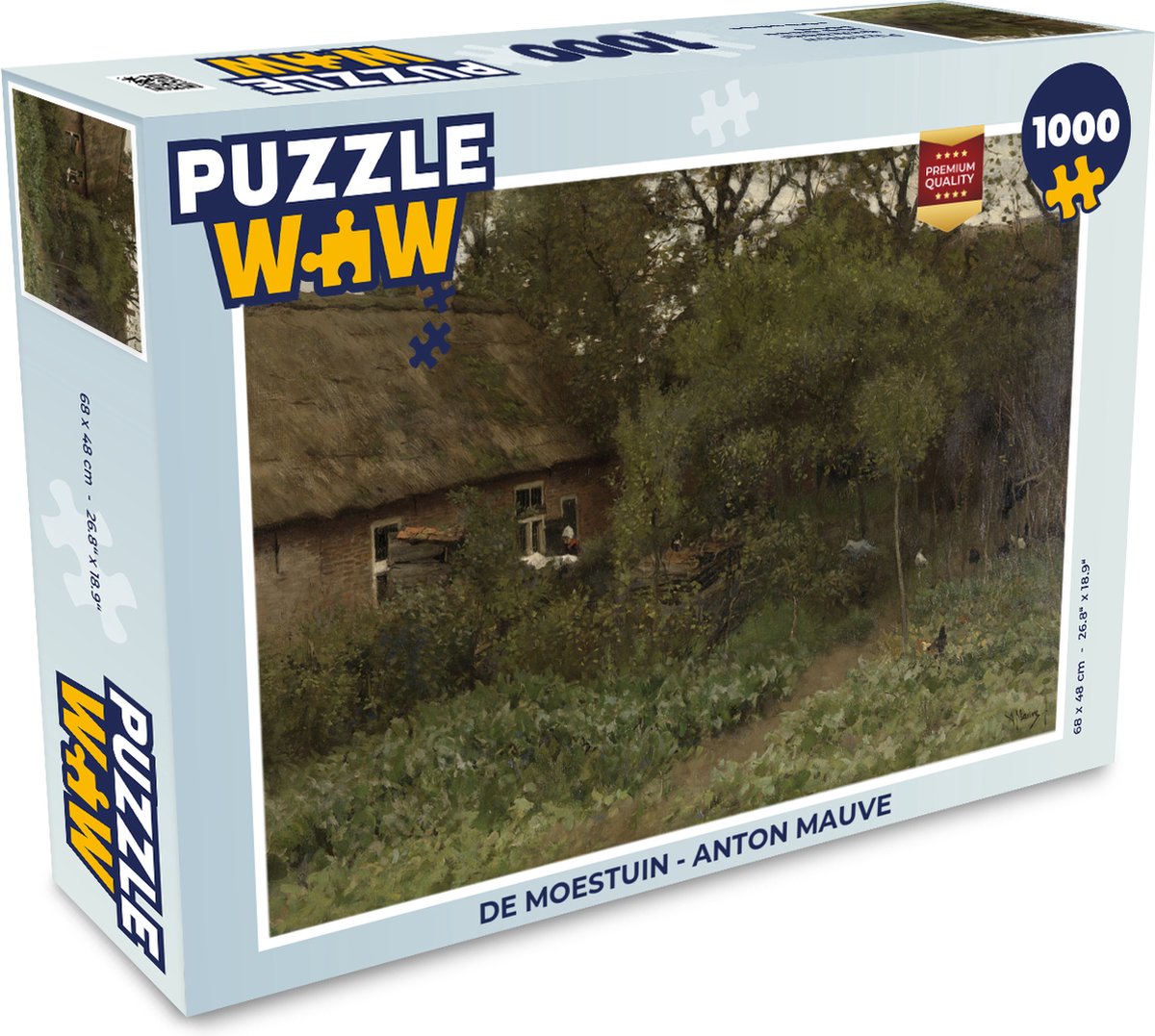 Puzzel De moestuin - Anton Mauve - Legpuzzel - Puzzel 1000 stukjes volwassenen