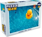 Puzzel Badeend - Geel - Water - Legpuzzel - Puzzel 1000 stukjes volwassenen