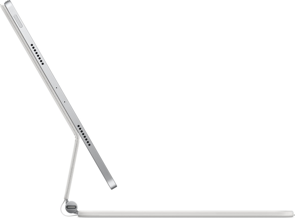 Apple Magic Keyboard voor 11-inch iPad Pro en iPad Air 4 (2020) - QWERTY - Wit — cadeau in Telefoon & Tablet - foto 2