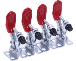 WiseGoods Premium Toggle Klemmen Set - Gereedschap - Tool - Handgereedschap - Tools - Klem - Houtbewerking - Lijmklem - 4 stuks