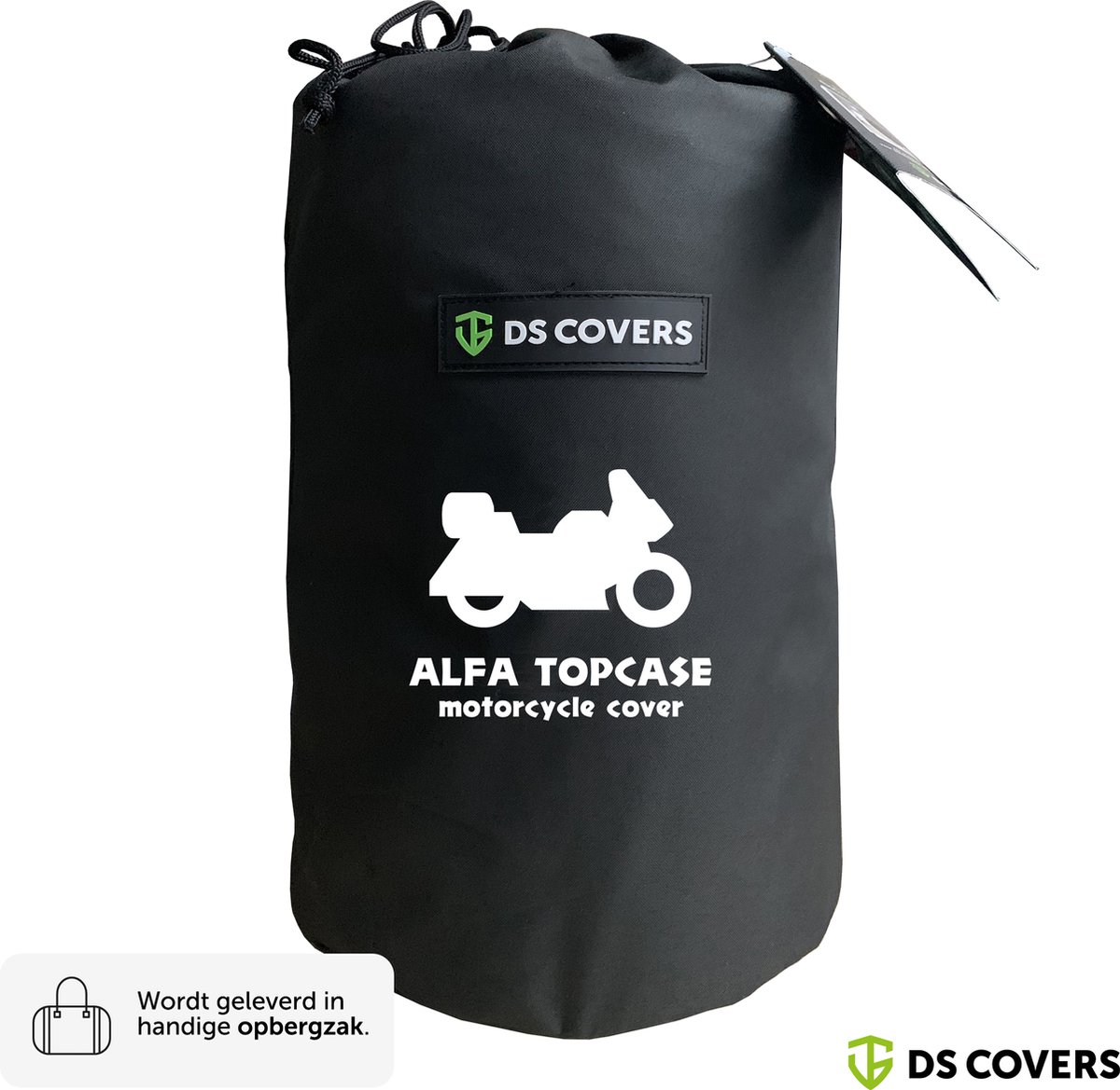 ALFA Topcase motorhoes van DS COVERS - Outdoor - Waterdicht - UV bescherming - 300D Oxford - Zachte voering - Incl. Opbergzak - Maat XXL – foto 8
