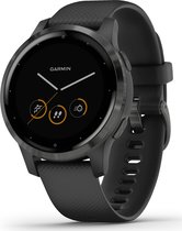Garmin Vivoactive 4S Smartwatch - Sporthorloge met GPS Tracker - 7 dagen batterij - Met Garmin Pay - Zwart/Gunmetal