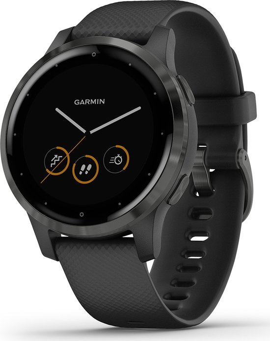 Garmin Vivoactive 4S - Health smartwatch - Zwart/Gunmetal