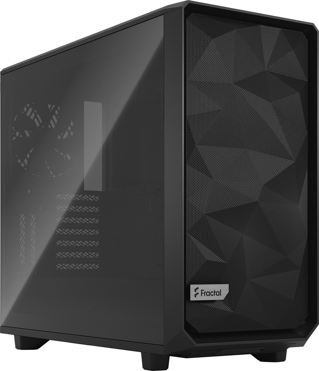 FRACTAL DESIGN PC Meshify 2 Case Zwart Helder Getint Gehard Glazen Paneel (FD-C-MES2A-03)