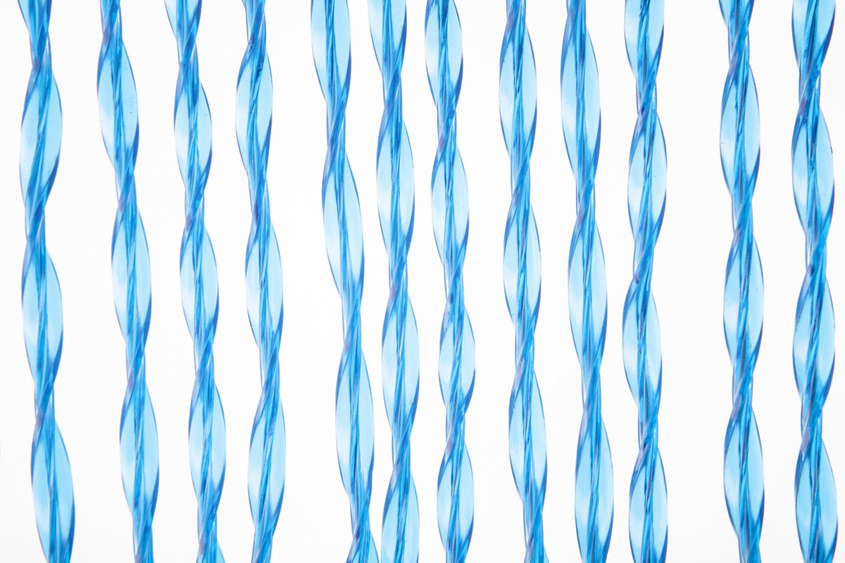 2LIF Paris Blauw Vliegengordijn deur - 93 x 210 cm
