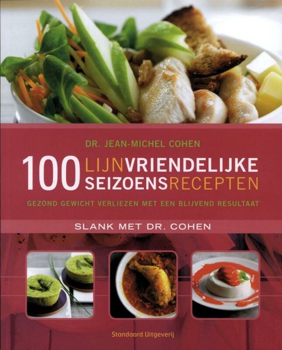 Cover van het boek '100 lijnvriendelijke seizoensrecepten' van Jean-Michel Cohen