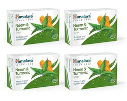 Pack of 4 - Himalaya Soap- Neem & Turmeric Soap 75g