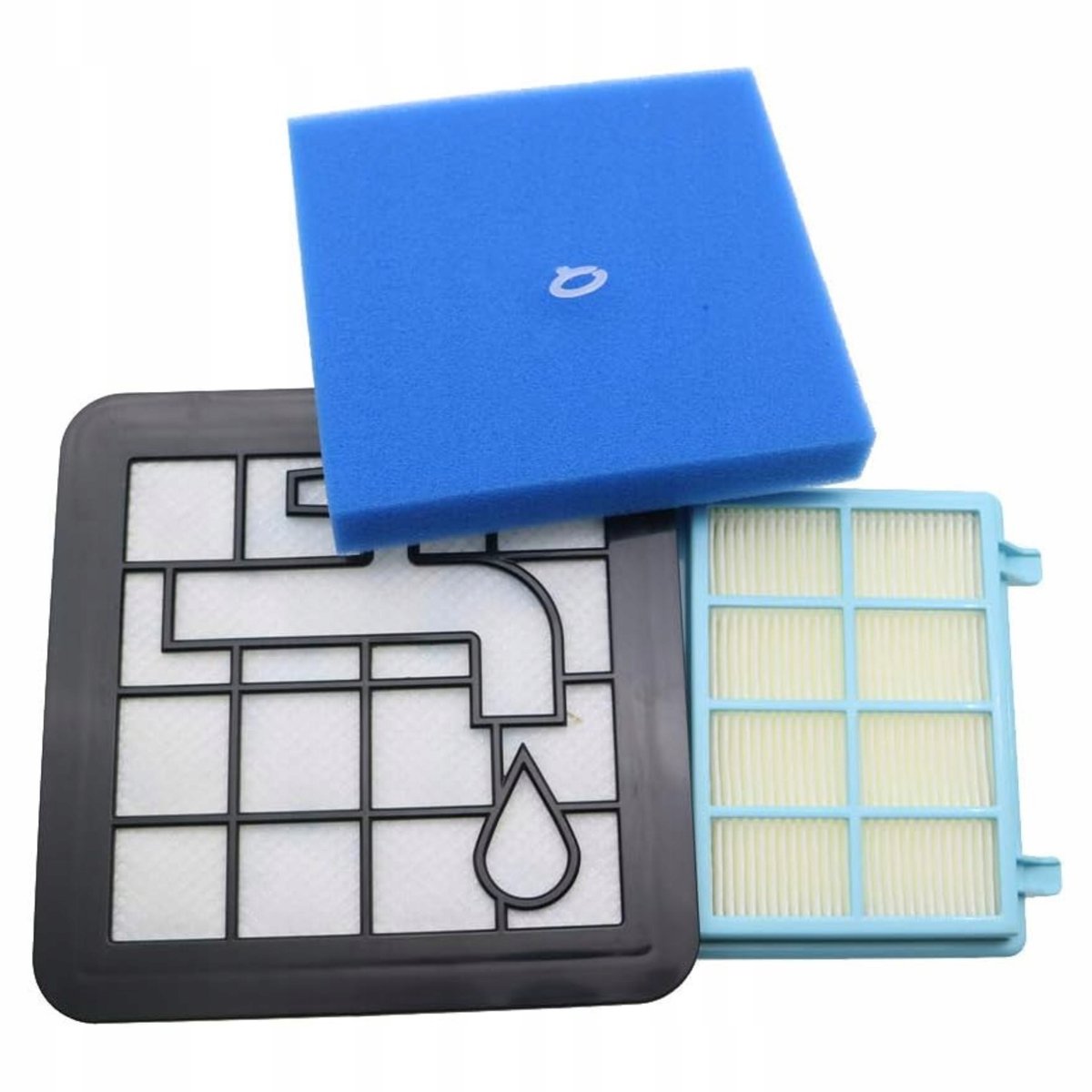 AreoSe - HEPA-filter voor PHILIPS PowerPro Compact, Active, City, FC8010 / 02 - 6 stuks