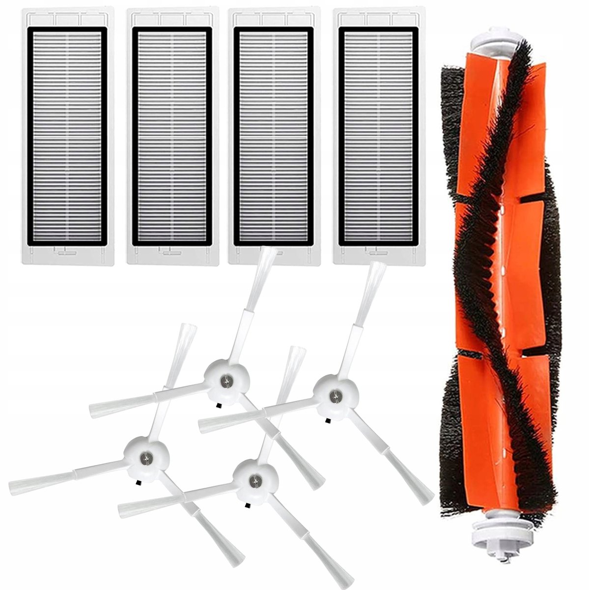 AreoSe - Onderhoudsset met filters en borstels voor RoboRock E25/S6/S50/S5MAX SDJQR01RR, SDJQR02RR