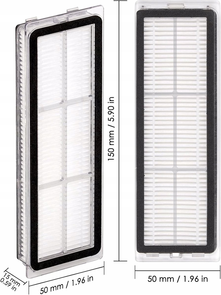 AreoSe - Onderhoudsset met filters en borstels voor Dreame F9 | Xiaomi Vacuum 1C | X10 + X20 +