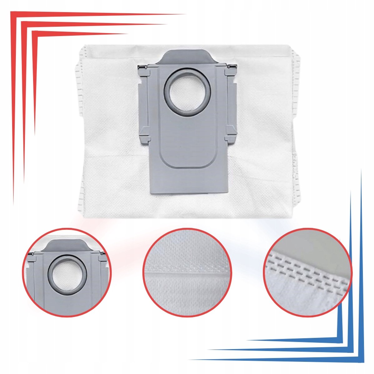 AreoSe - Stofzuigerzakken voor ROBOROCK S7 MaxV Ultra/Q7/Q7+/S8+/S8 Pro Ultra - 5 stuks