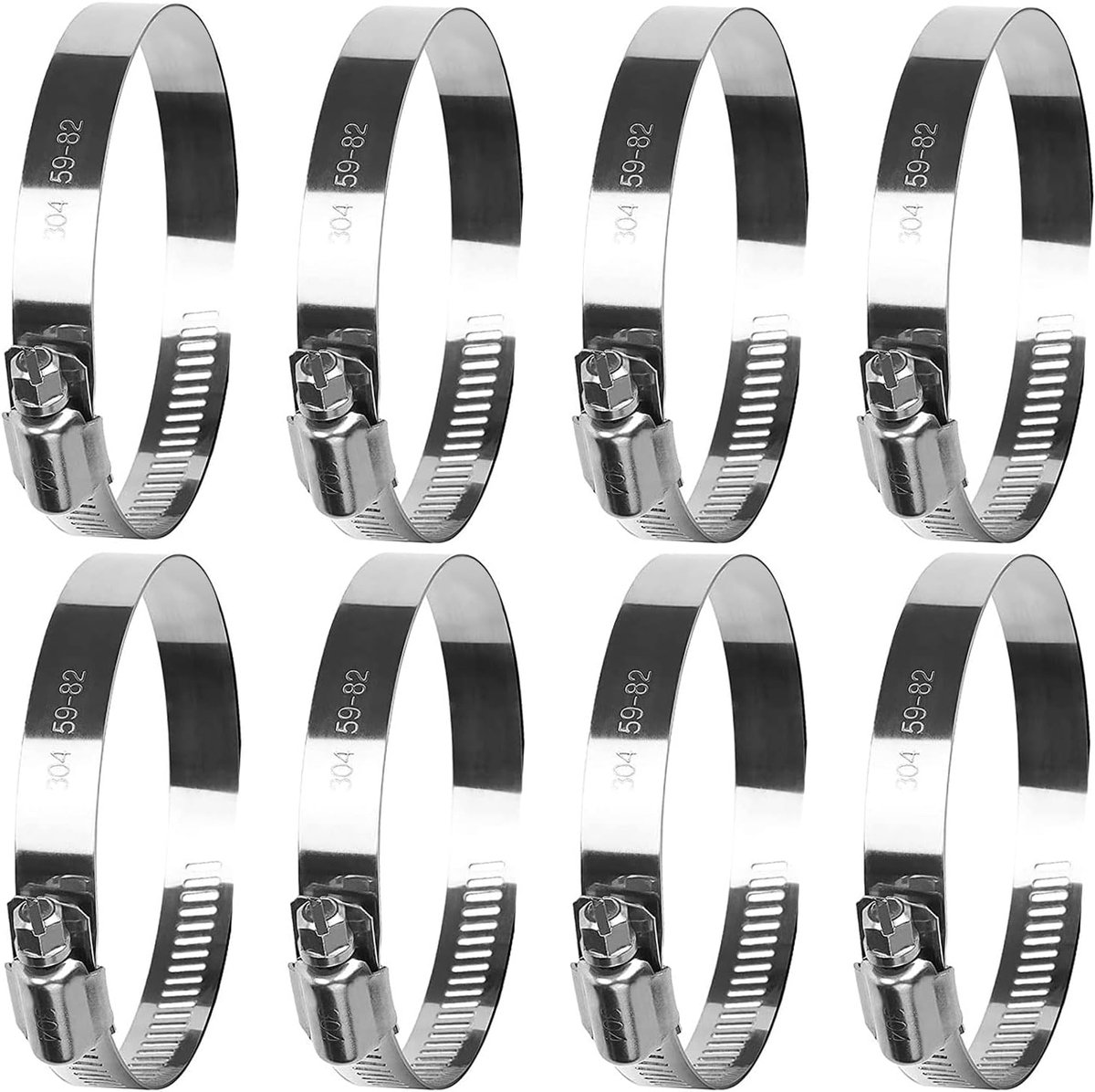 8 stuks Slangklemmen