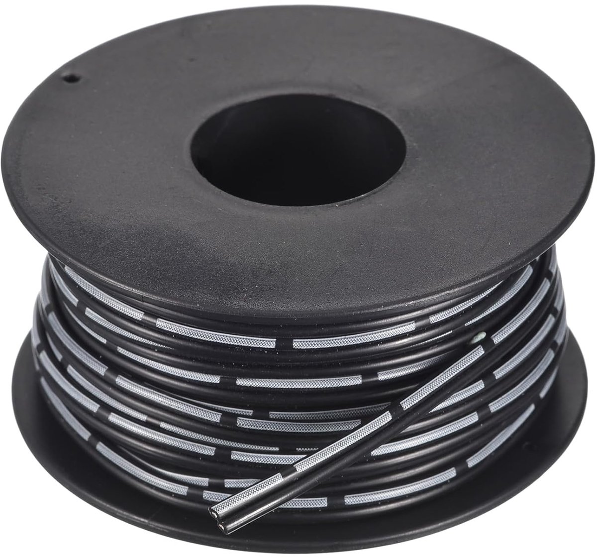 24 AWG siliconen platte bandkabel, 2-polig, 24 gauge, platte kabel, flexibele siliconendraad, 10 m, zwart, vertind koperdraad voor modelvliegtuigen, modelauto's, elektrische apparaten