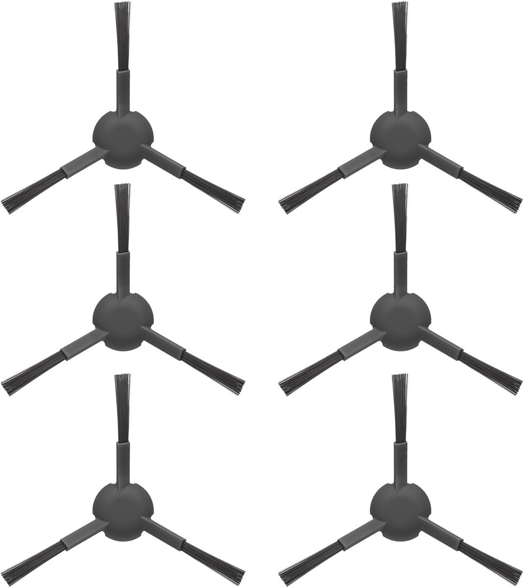 Zijborstels voor Dreame L20 Ultra / L10s Pro robotstofzuiger, accessoires, 6 zijborstels