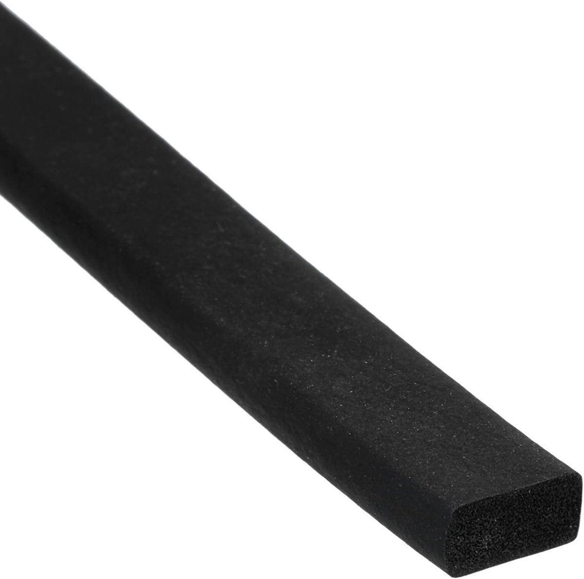 sourcing map EPDM Schuimrubberen schuimplaatstrips, 10 mm (b) x 5 mm (d) x 1,5 m (l) neopreen, rubberen bladen, rollen, afdichtingstape voor doe-het-zelvers, afdichting, handwerk, isolatie