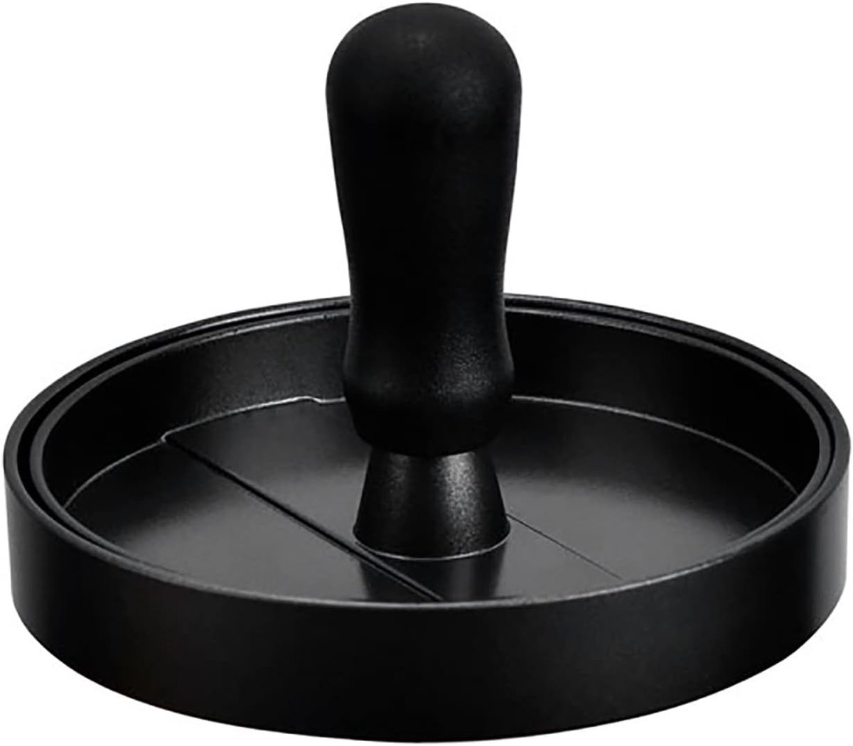 Burger Press Patty Maker Papers met 50 stuks Patty Paper, 304 RVS Hamburger Pers voor bakplaat en barbecue - Burger Mold Rings Easy Release Ronde voor vlees, rundvlees, Veggie Burger, BBQ