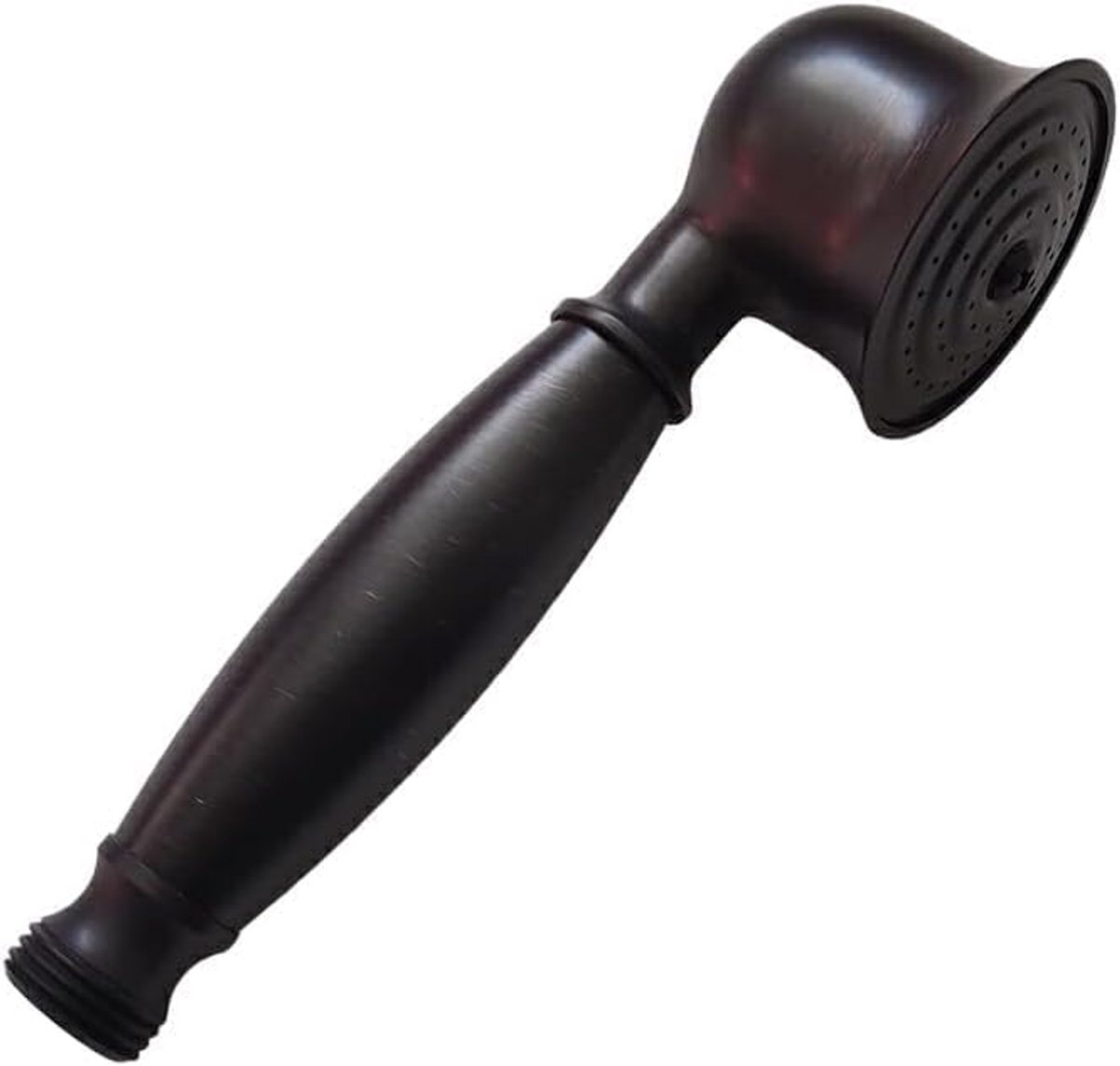 Retro G1/2 messing douchekop retro stijl met telefoon (zwart)