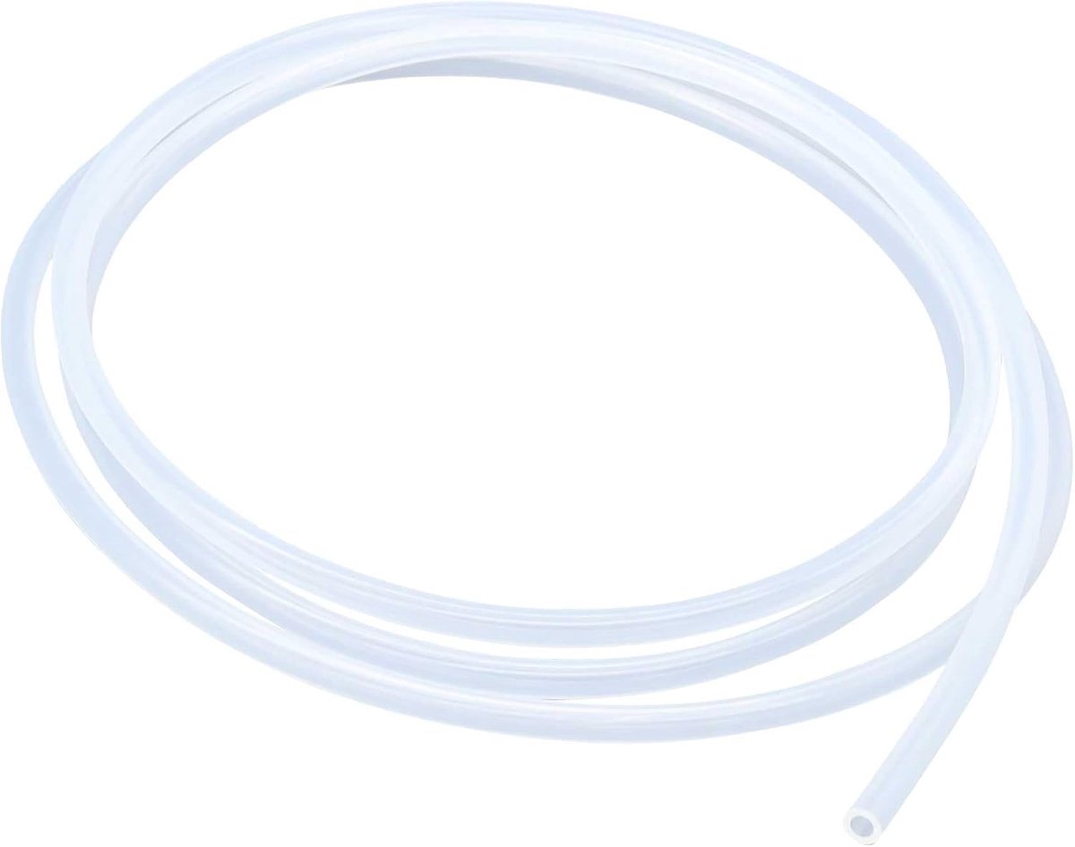 slang, 3 mm x 5 mm (binnendiameter x buitendiameter), 1.5 meter lang, geschikt voor contact met levensmiddelen, flexibel, transparant, water- en luchtslangen voor pompoverdracht