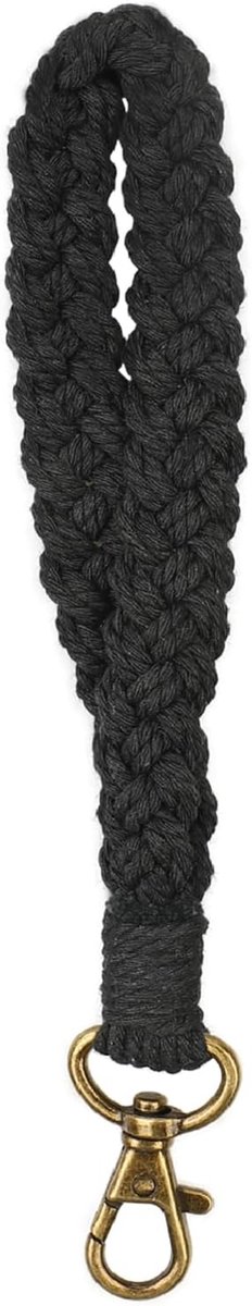 Kwastje Lanyard Lint Korte Lanyard Gevlochten Armband