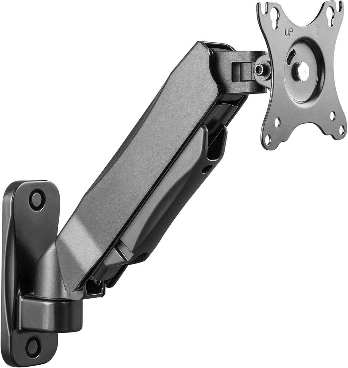 Wandhouder voor monitor, draaibaar, kantelbaar, pc-monitor 17-32 inch (43-81 cm) S4811, scharnierarm, tv, LCD, LED, gebogen, VESA 75 x 75-100 x 100 cm