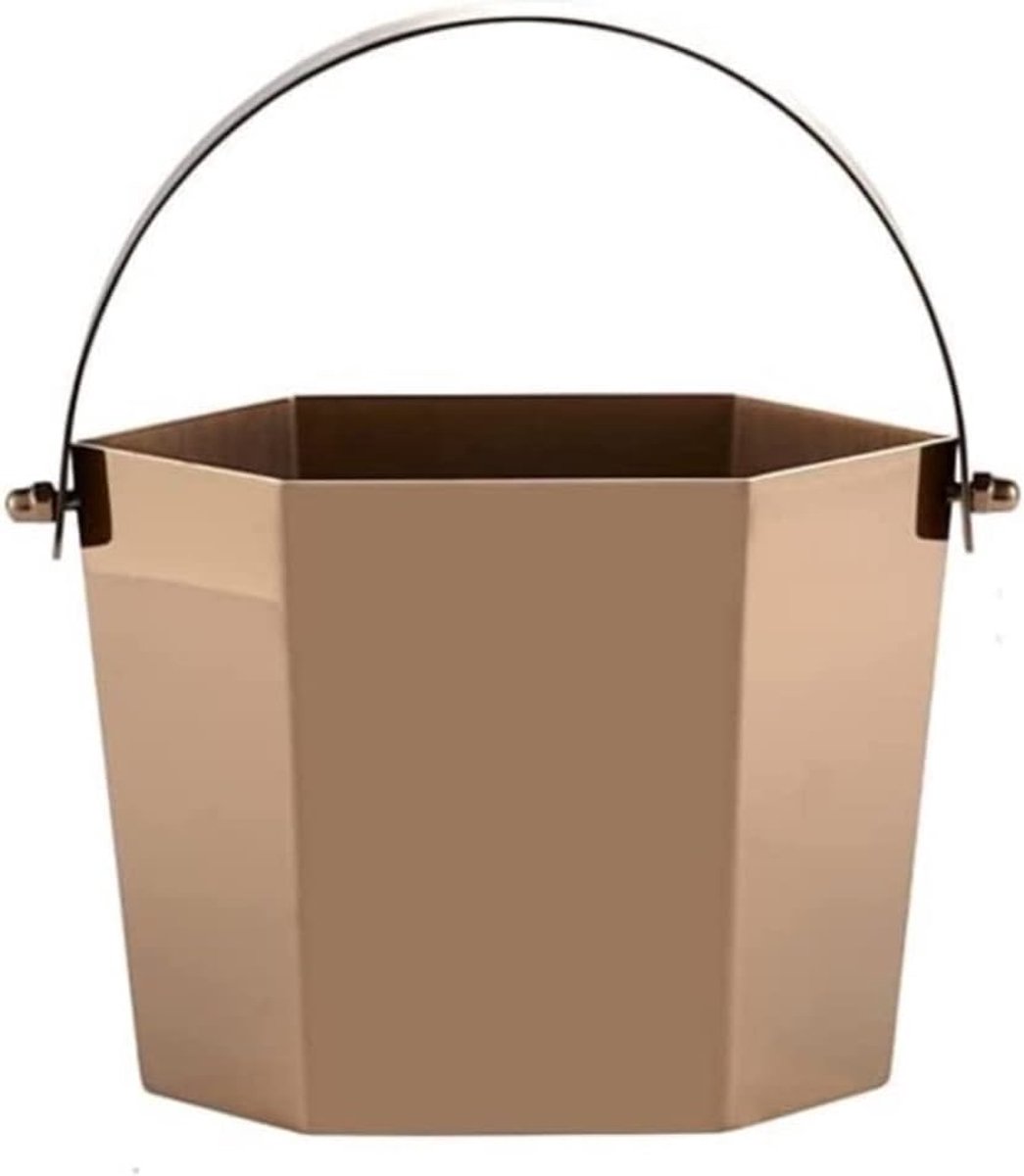 Ijsemmer Rvs Draagbare Champagne Emmer Grote Capaciteit Creatieve Rode Wijn Ijsemmer IJsblokjesemmer (Color : A)