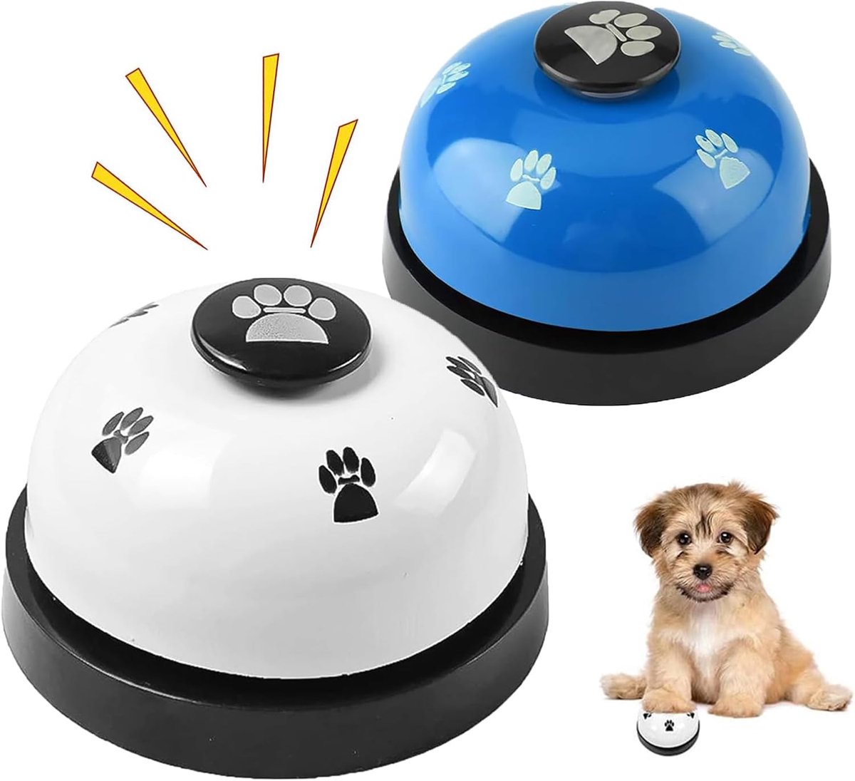 Trainingsbelletjes voor huisdieren, 2 stuks hondentrainingsbelletjes, huisdiertrainingsbelletjes voor hondenkatten, deurbellen voor honden, huisdierbel voor katten en honden, potty training