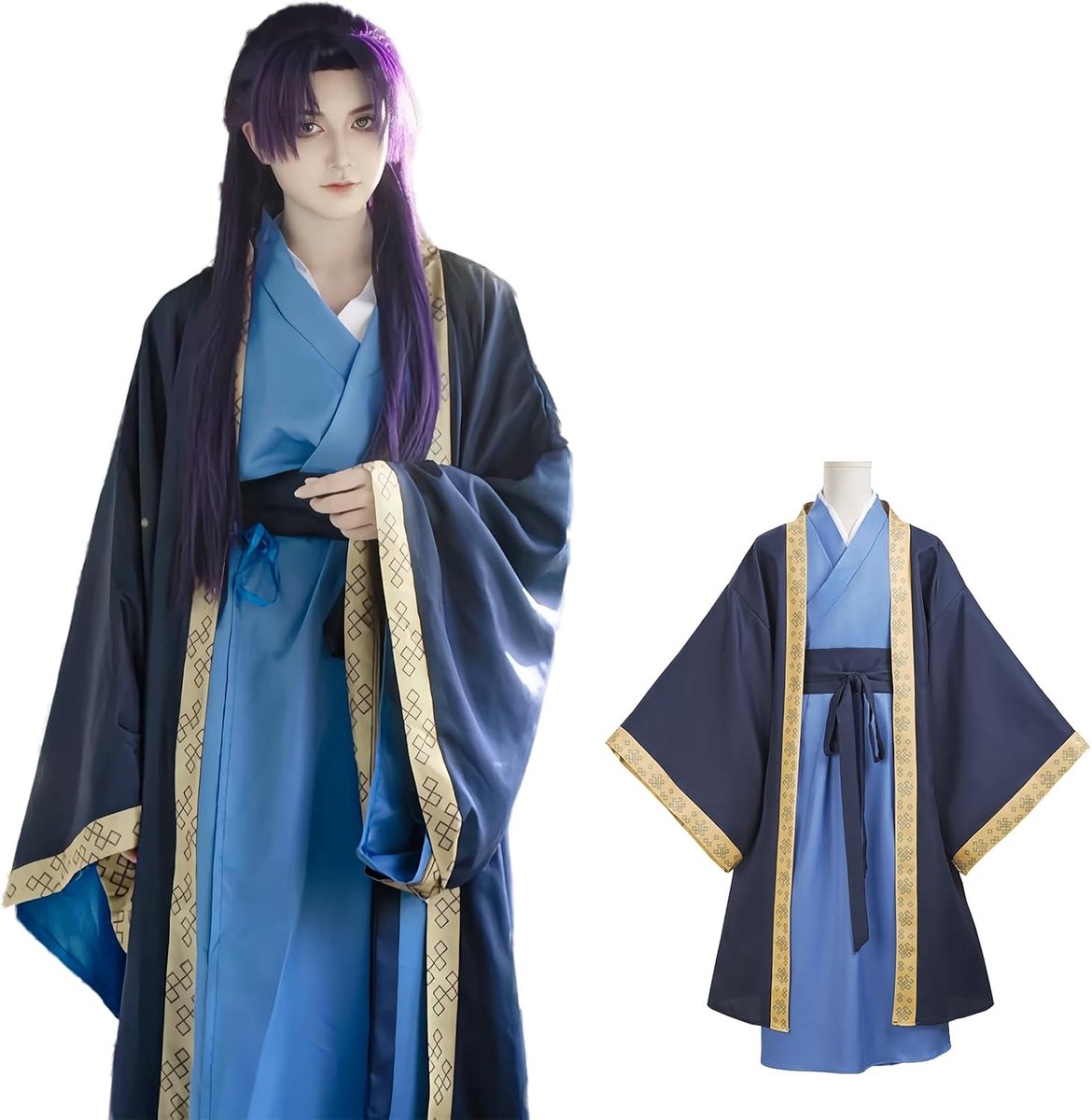 Cosplay kostuum, Anime Hanfu voor volwassenen, cosplay anime-kostuum voor Halloween, carnaval, feest