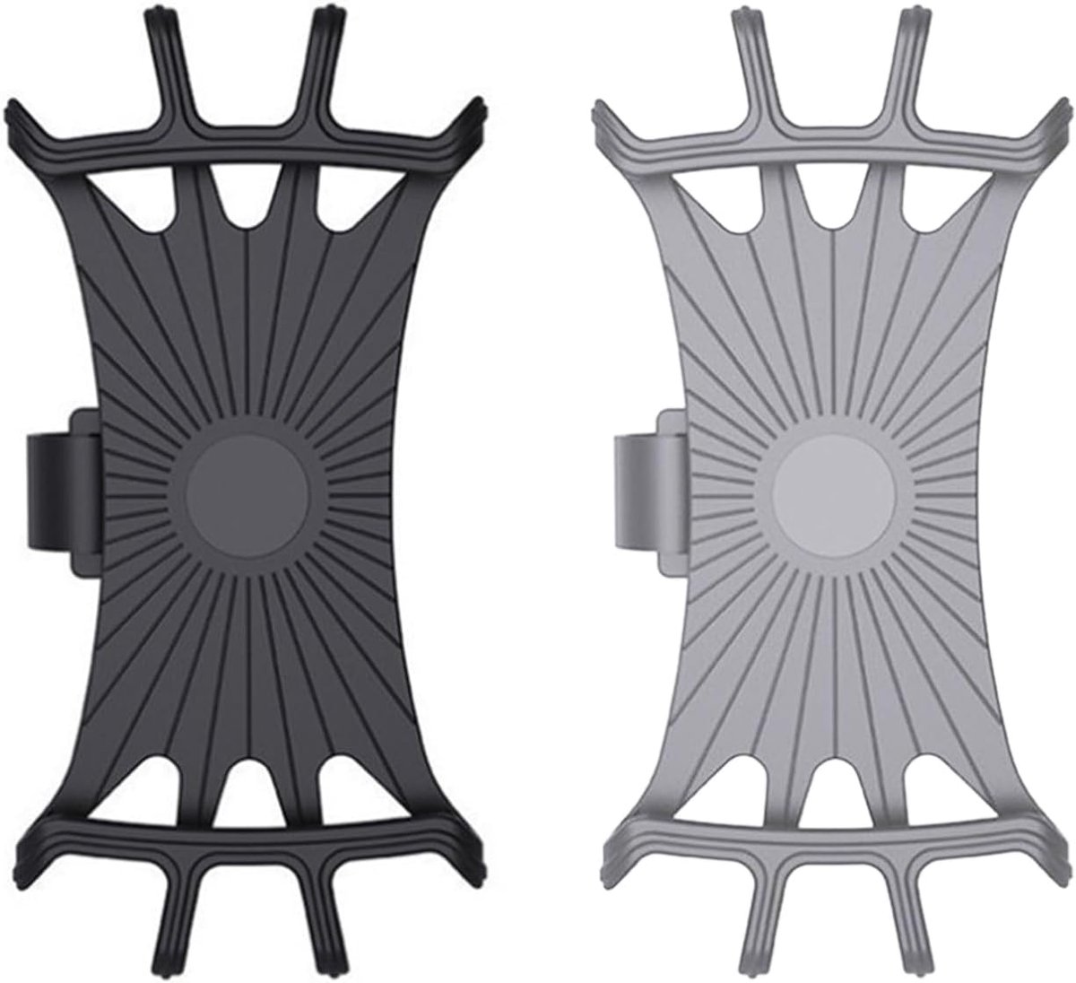 2 Fiets Mobiele Telefoon Houders, Universele Handgreep Houder, Fiets Navigatie Apparatuur, Geschikt Voor Fietsen En Motorfietsen (Zwart, Grijs).