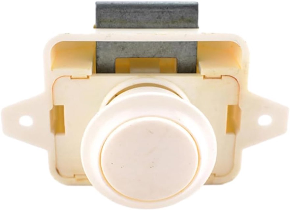 Drukknop Catch Lock Kabinet Deur, Wit, Moderne Stijl, RV, Caravan, Camper, Kast, Lade Lock