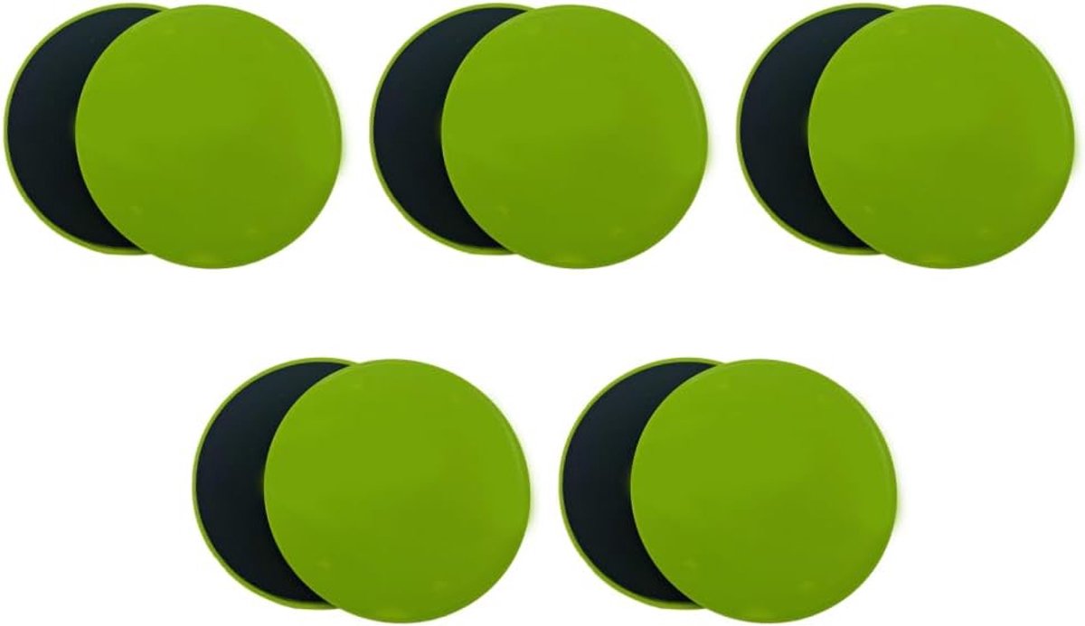 10 STKS Core Sliders, Discs Dubbelzijdige Workout Sliders voor Pilates Vrouwen Mannen Gym Vloeren Training Buik Core Sterkte