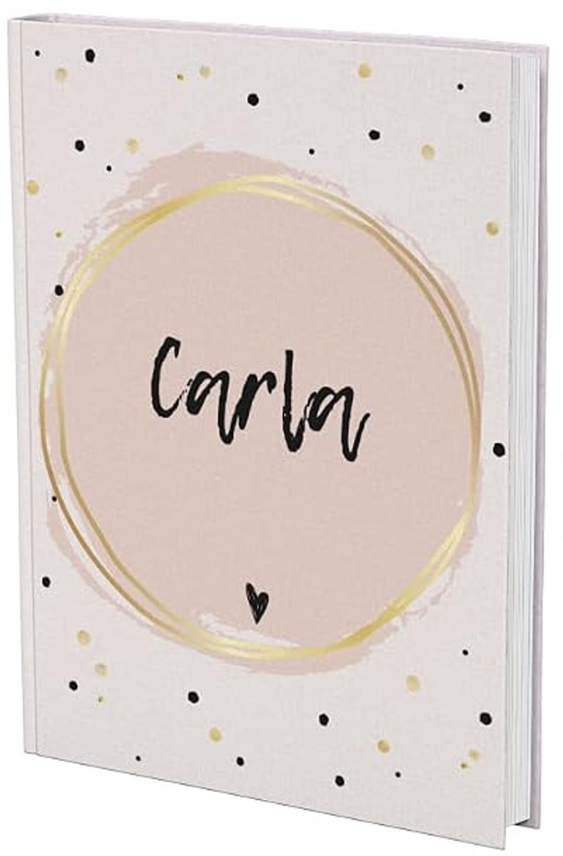 Notizbuch: Personalisiertes Buch für Carla. Auch als Tagebuch oder Schreibheft geeignet. Als Geschenk für alle Frauen oder Mädchen perfekt.