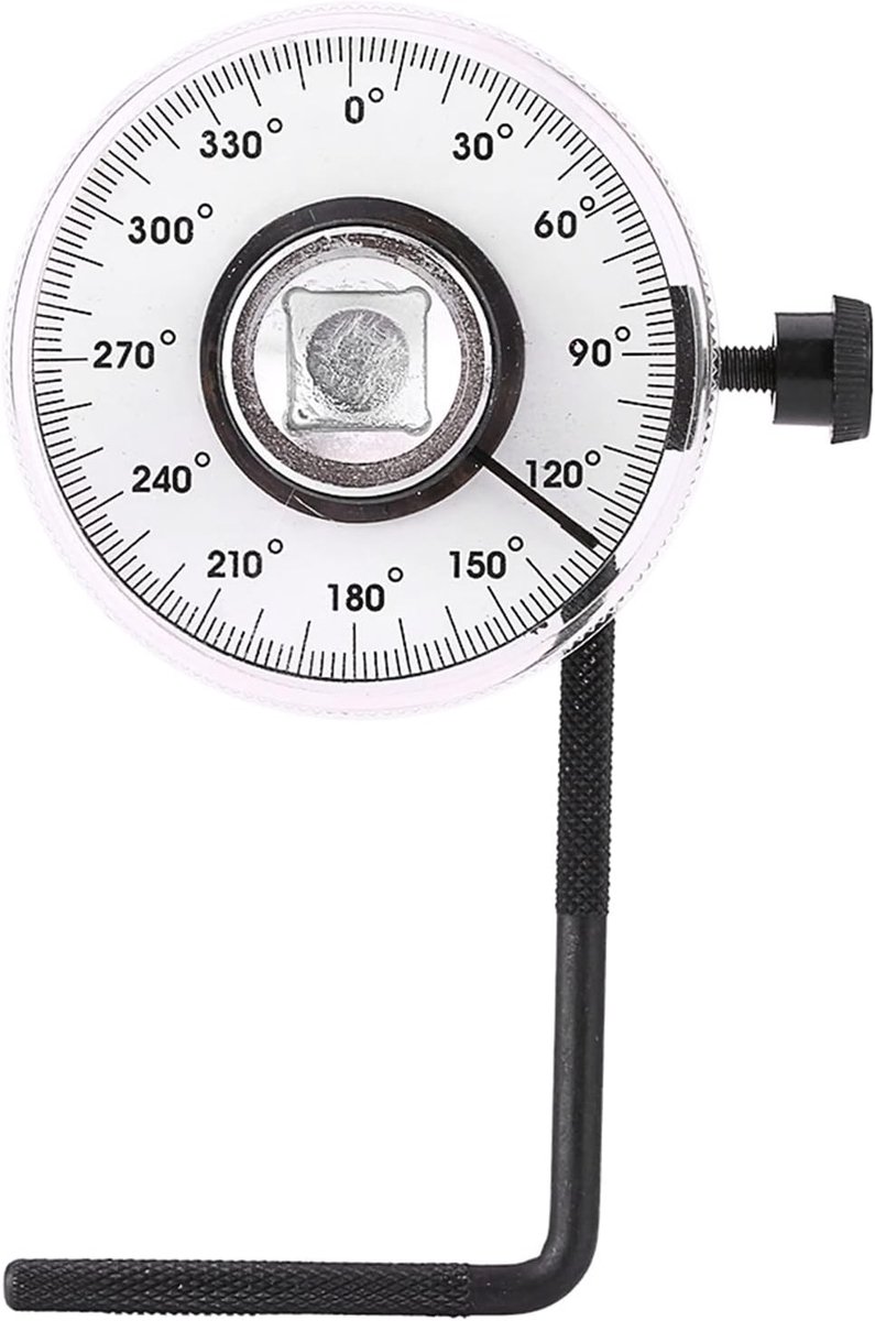 Momentsleutel Hoekmeter Tool 360 graden hoek verstelbare aandrijfkoppelmetersleutelset voor rateltorsiesleutel Power Bar