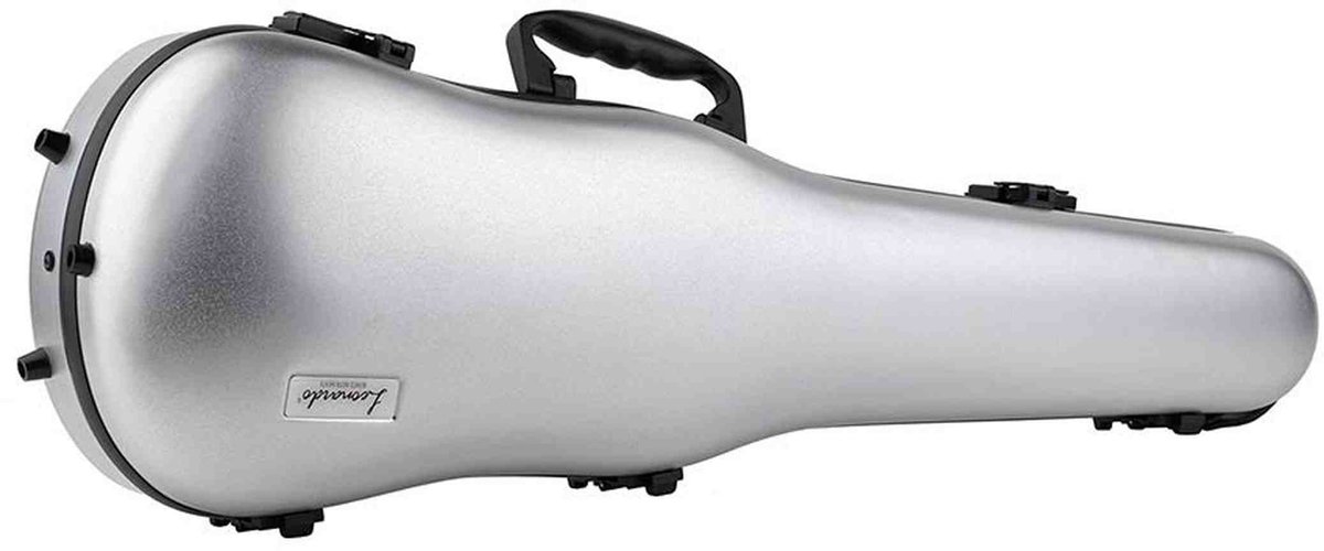 Leonardo VC-70-SL Pro Series vioolkoffer 4/4 shaped zilver