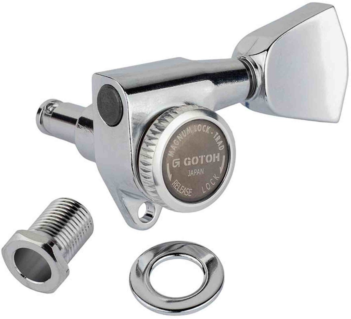 Gotoh GTH13452 SG301 stemmechanieken met Magnum Lock Trad and 04 knoppen, 3L3R, chroom