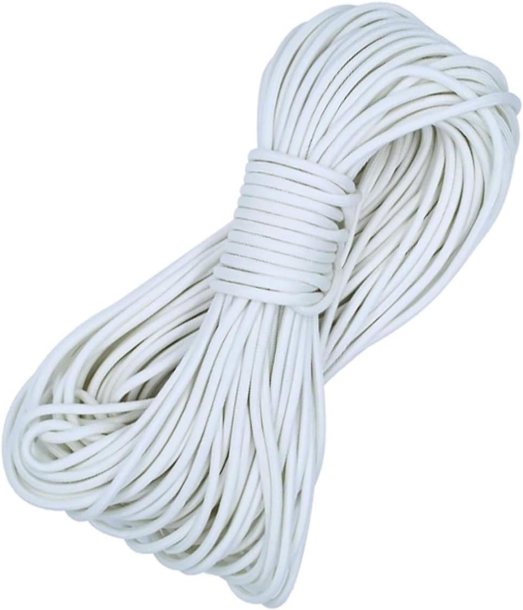 Fluorescerend paracord 550 lichtgevend touw paracord 4 mm dun paracord nylon koord 9 strengen kernstrengen totale lengte 30 meter - max. 250 kg (550 lbs) voor tent camping outdoor uitrusting