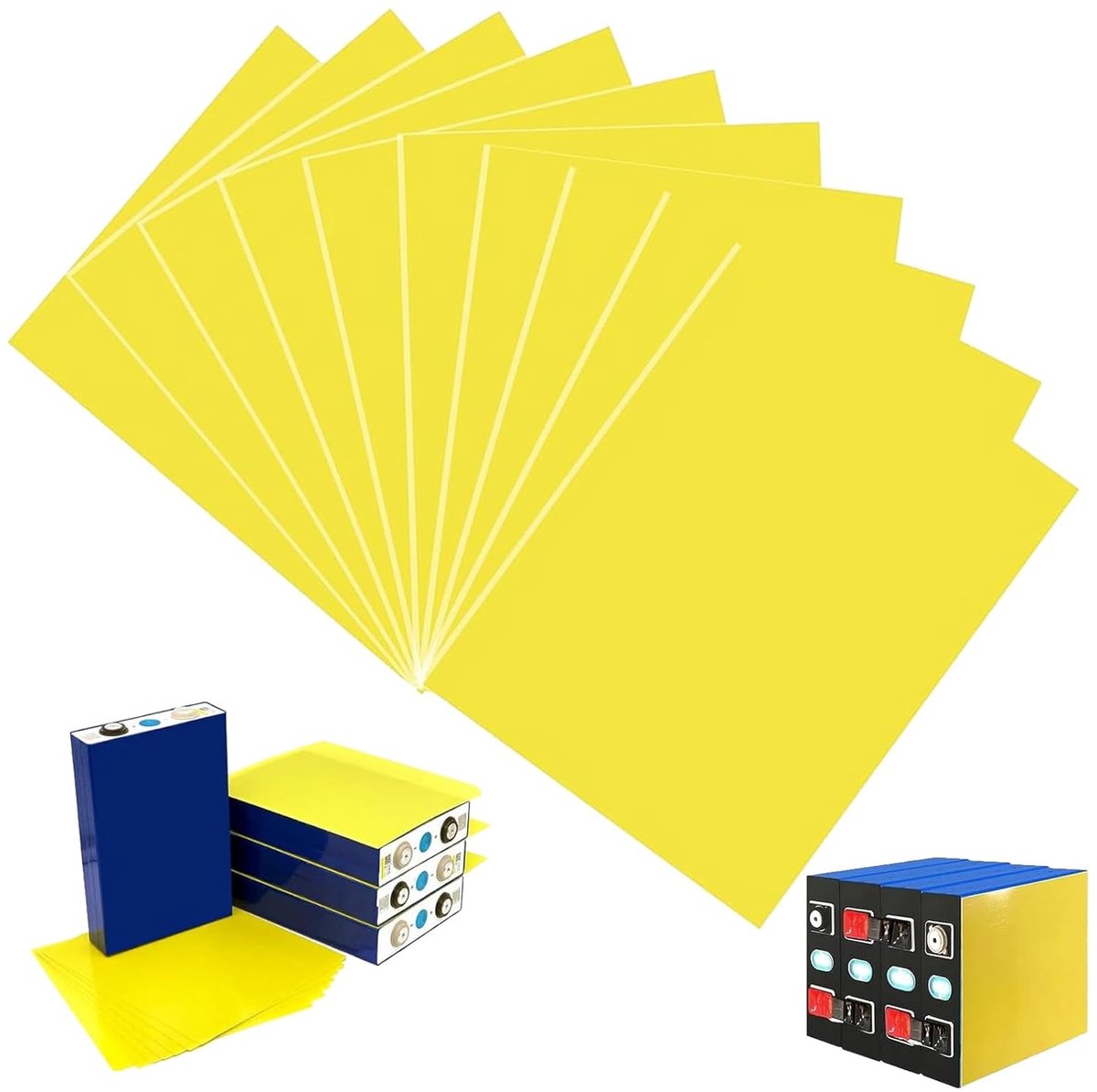 10 stuks epoxyplaat, 0,5 x 172 x 203 mm isolatieplaat, 3240 isolatieplaat, hoge temperatuurbestendige isolatieplaat, epoxyplaat voor doe-het-zelf batterijpakket, lithiumbatterij