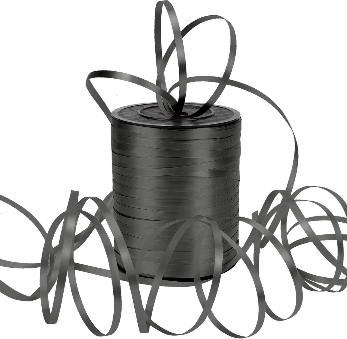 500 meter ringband cadeaulint (zwart)