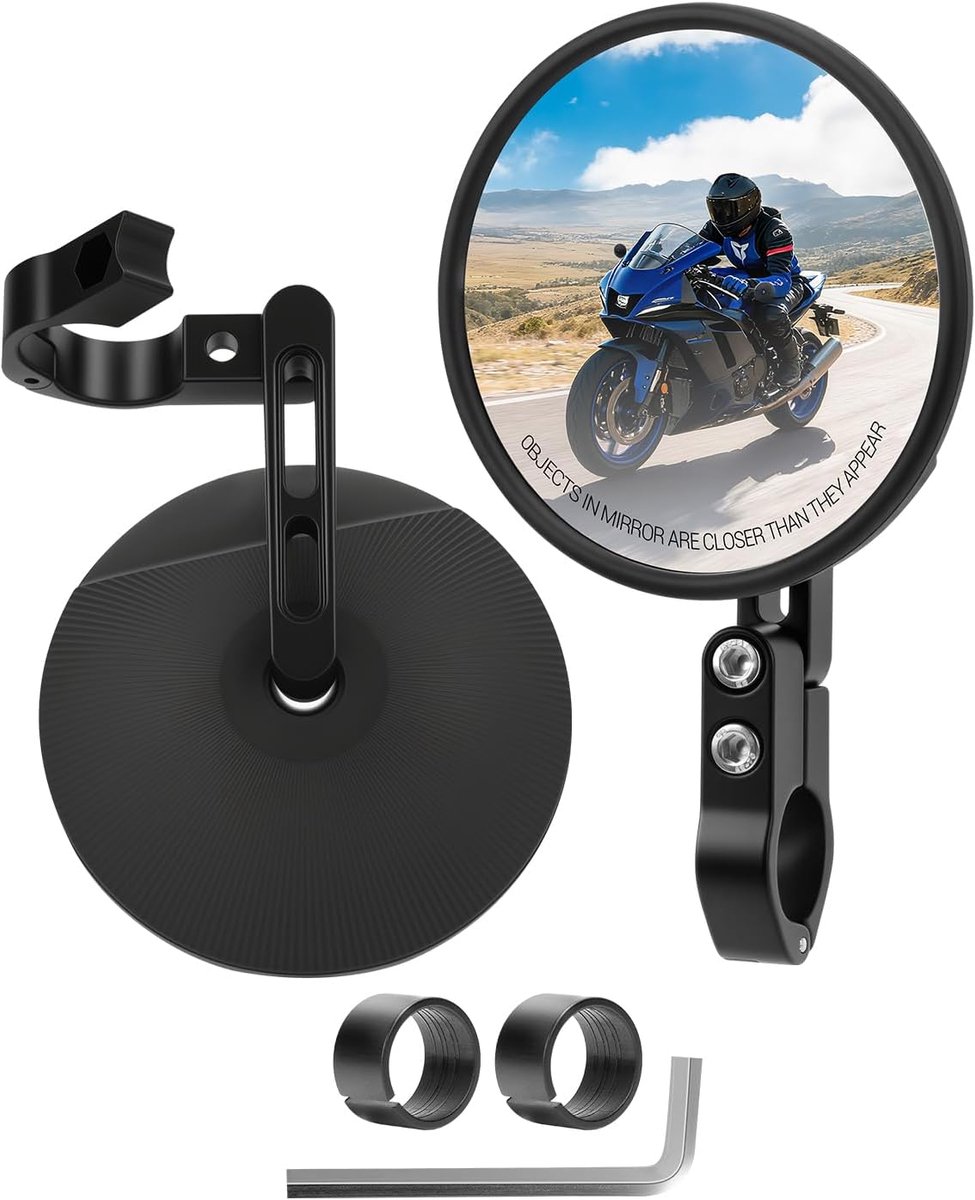 Motorfiets Spiegels Motor Stuur Spiegels 2 stuks (Stijl B)