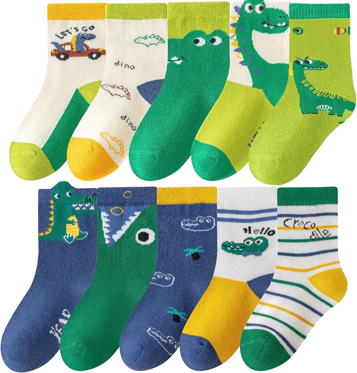 Sokken kinderen katoen babysokken jongens kindersokken leuke kleurrijke karikatuur dier voor lente herfst winter 1-7 jaar