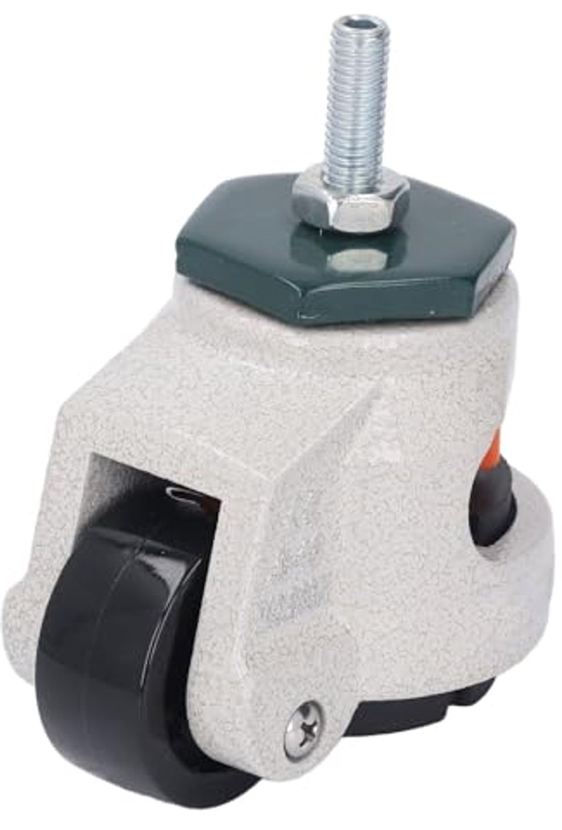 Casters M8 Draadstaaf Verstelbare Hoogte 40 Mm Zware Nivellering Stam Caster 4 Wheels 880lb Capaciteit voor Industrieel Meubilair