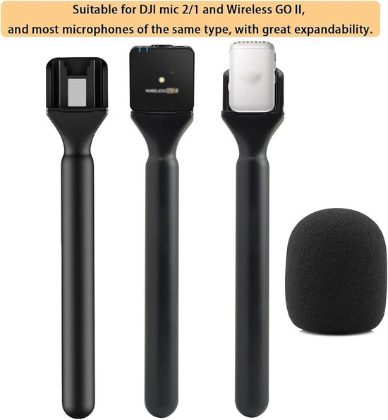magnetische houder voor DJI Mic Mini, 1/2, Rode Wireless GO II, Micro, Insta360 Air Handle, Rig, Interview Lavalier Draadloze Microfoon Adapter Synco G1 — afbeelding 2