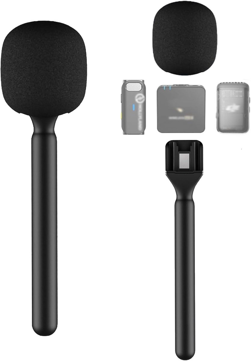 magnetische houder voor DJI Mic Mini, 1/2, Rode Wireless GO II, Micro, Insta360 Air Handle, Rig, Interview Lavalier Draadloze Microfoon Adapter Synco G1