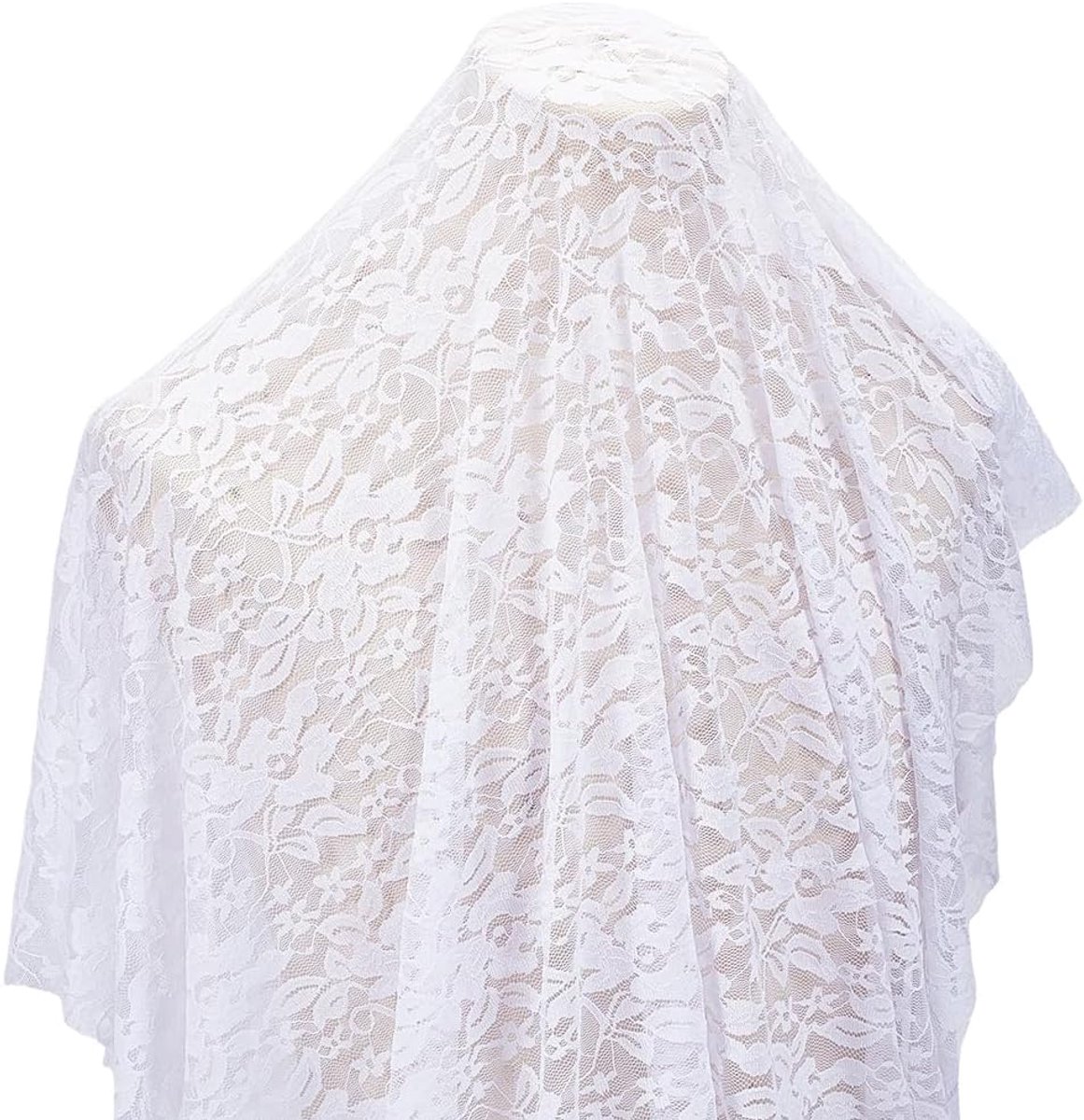 Stof Bloemen Tule Elastische Genaaide Doek Accessoires Door De Yard Vintage Geborduurde Bloem Trim Stoffen Voor Naaien Maken Bruiloft Diy Jurk Tafelkleed Decor