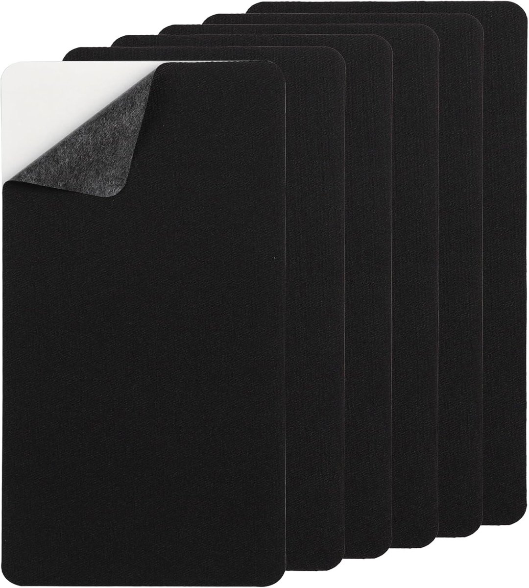 6 zelfklevende stoffen patches, tent-reparatieset 20 x 10 cm, waterdicht, voor jassen, tenten, bovenkleding