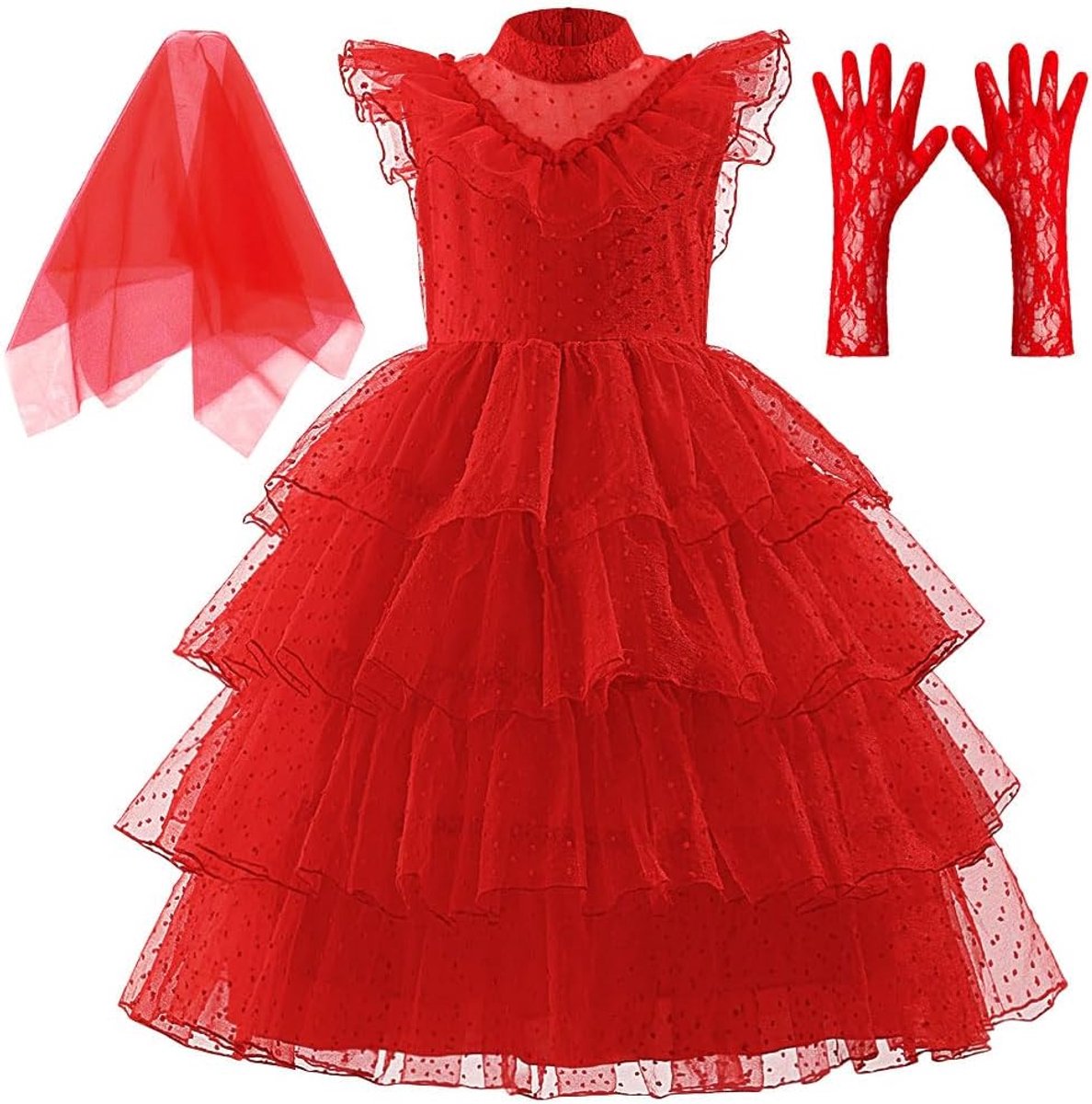 Kostuums Jurk voor Kinderen Kerstfeest Cosplay Kostuums Dress Up 3-14Y