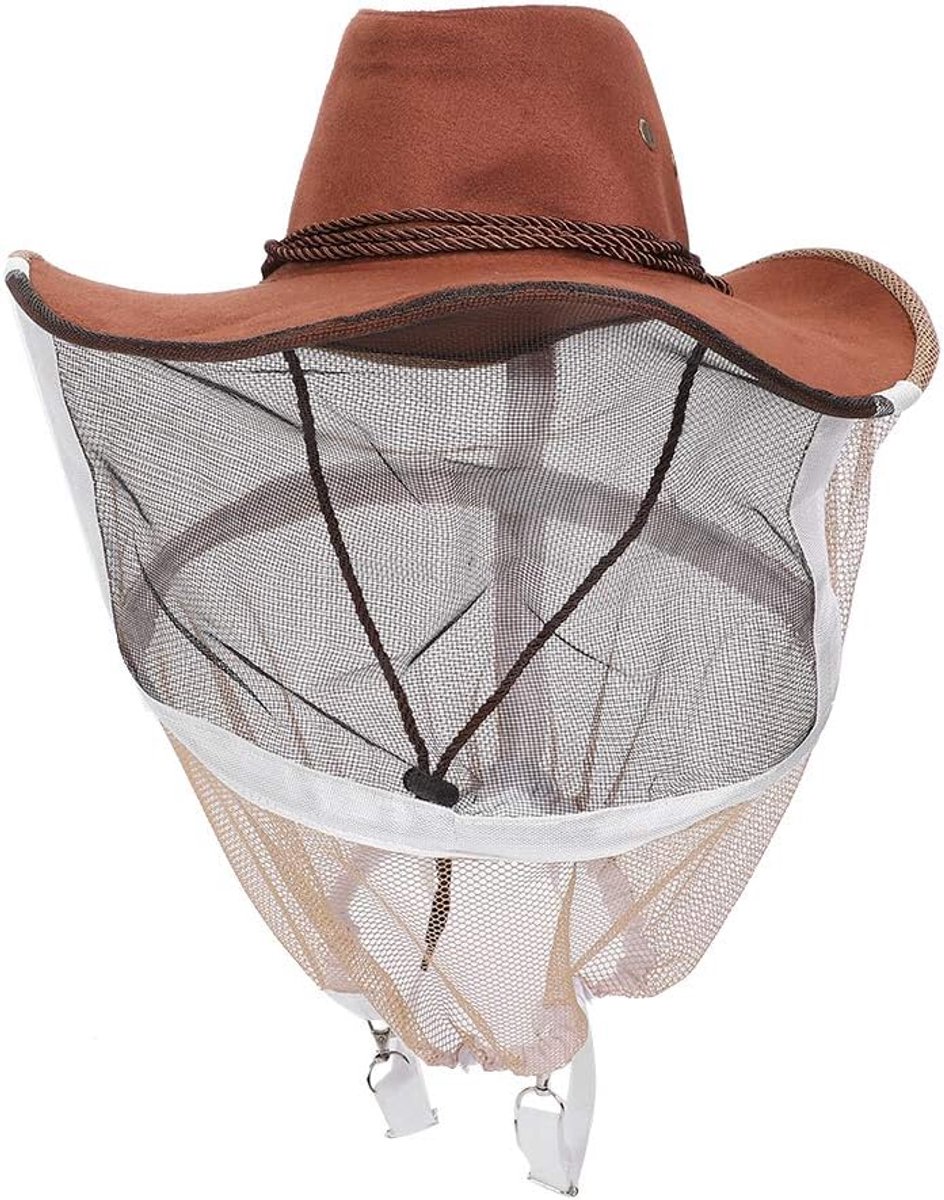 Imker Anti Bee Hoed, Handig Te Gebruik Bijenteelt Accessoire Met Bevestiging Riem Accessoire Voor Imker