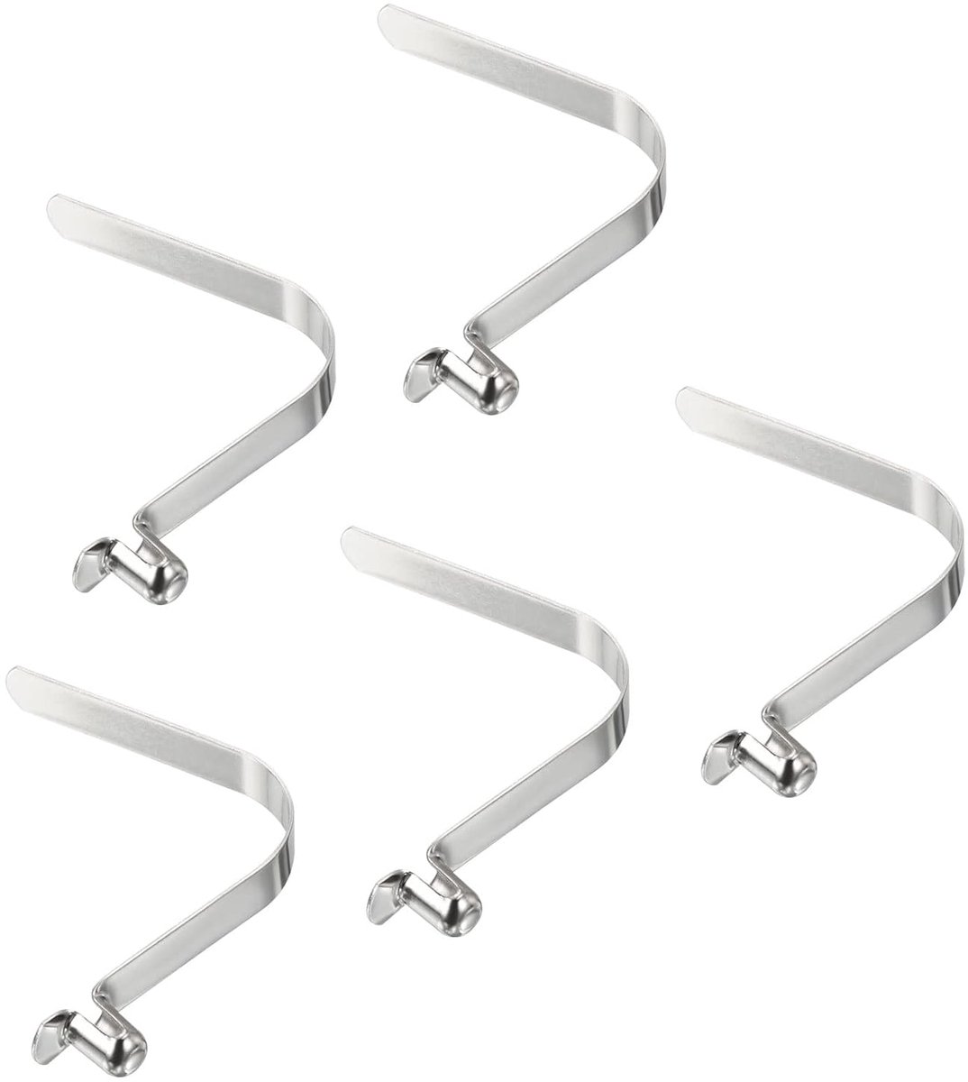 8 x 5,5 mm kajak-peddelboxen, 5 stuks veerklemmen voor kajakklem voor tentpaal, stalen knop, kabelslot voor peddel, camping, tentstang